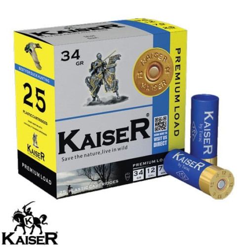 Kaiser 12 cal 34 gr Av Fişeği